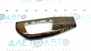 Front panel trim left Audi A4 B9 17 - wood grain, scratches