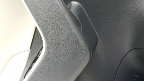 Door trim card rear left Toyota Rav4 19 - black and gray leather, without plug, worn