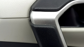 Door trim card front right Toyota Rav4 19- leather black-gray, scratches