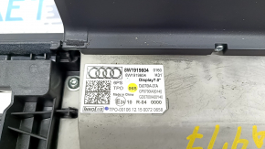 Monitor, display, navigation Audi A4 B9 17- 7" with bracket, display defect, stains, scratches