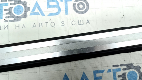 Door sill trim outer front left Audi A4 B9 17- chrome, scratches