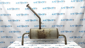 Muffler rear part with barrel Toyota Rav4 19- hybrid rusty