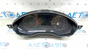 Instrument cluster Audi A4 B9 17- small display, 100k, scratches