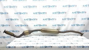 The intake pipe with the catalytic converter Toyota Rav4 19- hybrid is dented, the stud is broken