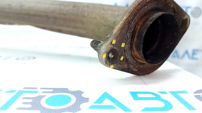 The intake pipe with the catalytic converter Toyota Rav4 19- hybrid is dented, the stud is broken