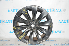 Wheel disk R20 20x9.0 ET35 Tesla Model X 16-21 graphite, curb, paint peeled