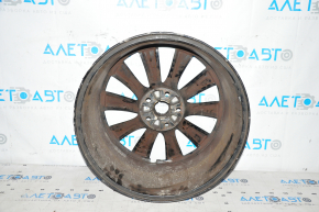 Wheel disk R20 20x9.5 ET40 Tesla Model X 16-21 graphite, curb, paint peeled