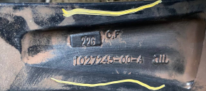 Wheel disk R20 20x9.5 ET40 Tesla Model X 16-21 graphite, curb, paint peeled
