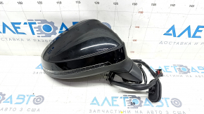 Side mirror right Audi A4 B9 17-19 12 pins, turn signal, auto-dimming, for memory, black