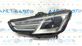 Front left headlight complete Audi A4 B9 17-19 xenon+LED, sand