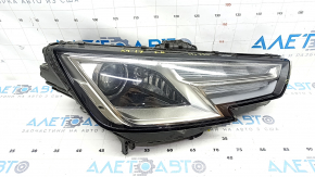 Front right headlight complete Audi A4 B9 17-19 xenon+LED, sand, chip