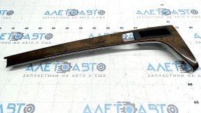 Audi A4 B9 17-19 center console trim wood grain, scratches