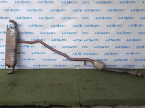 Exhaust pipe middle section with rear barrel Mercedes W167 GLE 350 20-23 2.0T AWD
