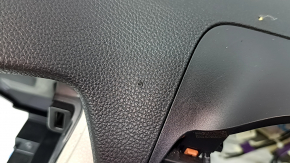 Torpedo front panel without AIRBAG Toyota Rav4 19 - black and gray, tears