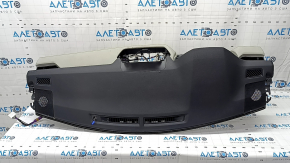 Torpedo front panel without AIRBAG Toyota Rav4 19 - black and gray, tears
