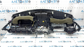 Torpedo front panel without AIRBAG Toyota Rav4 19 - black and gray, tears