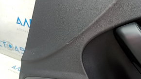 Door trim card front right Audi A4 B8 13-16 rest BANG & OLUFSEN, black, with black insert leather, armrest leather, molding gray, scratches, dents