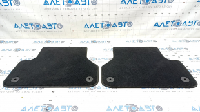 Set of floor mats Audi A4 B9 17-19 cloth, black