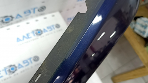 Front bare bumper Toyota Rav4 19 - for parking sensors, for plugs, blue, painted, dent