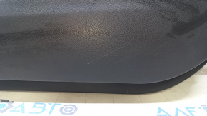 Door trim card front right Ford Fusion mk5 13-16 titanium black, with leather insert, leather armrest, molding gray gloss, scratches, tear, pokes