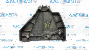 The rear left underbody protection of Toyota Rav4 19- hybrid is torn