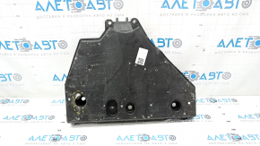 The rear left underbody protection of Toyota Rav4 19- hybrid is torn