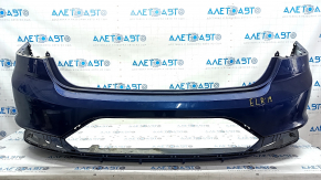 Rear bumper bare Hyundai Elantra AD 19-20 without parking sensors, blue