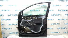 Door assembly front right Honda CRV 12-16 keyless, black NH731P, scratches, dent