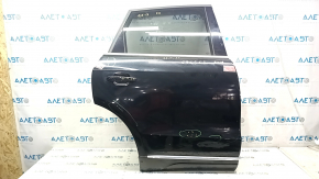 Door assembly rear right Audi Q5 8R 09-17 keyless, black LY9B, bumps, scratches