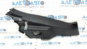 Rear pillar trim lower right Toyota Rav4 19 - black, scratches, abrasions, broken fastening