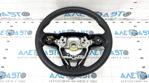 Naked steering wheel Toyota Rav4 19 - black rubber, no heating, worn