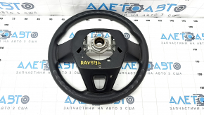Naked steering wheel Toyota Rav4 19 - black rubber, no heating, worn