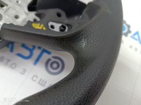 Naked steering wheel Toyota Rav4 19 - black rubber, no heating, worn