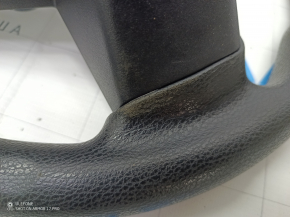 Naked steering wheel Toyota Rav4 19 - black rubber, no heating, worn