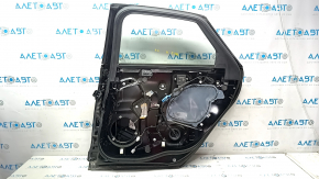 Door assembly rear right Lincoln MKZ 13-20 keyless, black G1, bumpers
