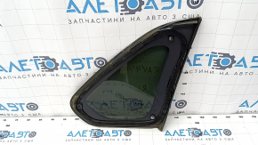 Window blind glass rear left Toyota Rav4 19- with chrome molding, scratch