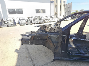 Front left quarter Audi A4 B9 17- on the body, black