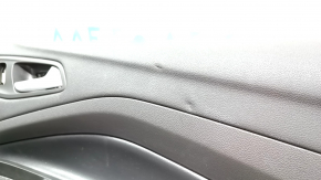 Door trim card front right Ford Escape MK3 17-19 rest, black, dents