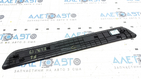 Door sill trim front outer left Hyundai Elantra AD 17-20 black, scratches, broken mount