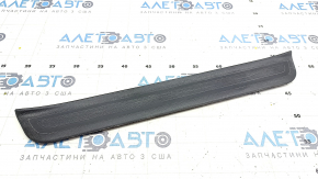 Door sill trim front outer right Hyundai Elantra AD 17-20 black, scratches, broken fastening