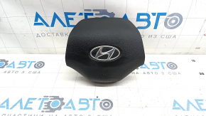 Airbag in steering wheel driver Hyundai Elantra AD 19-20 black, rusty pyropatron