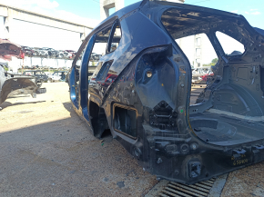 Quarter wing rear left Toyota Rav4 19-20 on the body, black, painted blue, pokes