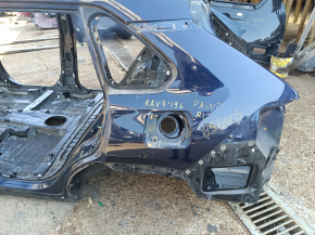 Quarter wing rear left Toyota Rav4 19-20 on the body, black, painted blue, pokes