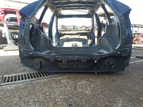 Rear panel Toyota Rav4 19- on the body, black, dented
