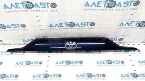 Toyota Rav4 19 trunk door molding - with hybrid emblem, blue, painted