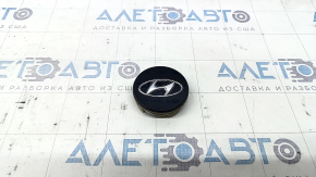 Central cap for disk Hyundai Elantra AD 17-20 black, 59/55mm, scratches