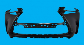 Bare front bumper Lexus NX200t 15-17 F-sport without parking sensors, without washer