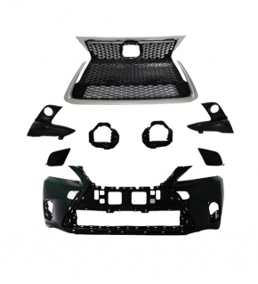 Front bumper assembly Lexus CT200h 14-17 8 positions
