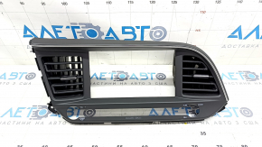 Frame for radio with deflectors Hyundai Elantra AD 19-20 for large display