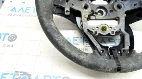 Naked steering wheel Hyundai Elantra AD 19-20 black rubber, for dry cleaning